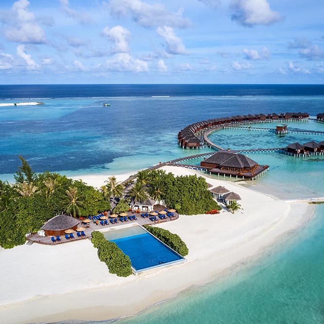 Maldives resort for tropical holiday, offering beachfront villas, overwater bungalows, budget and luxury options, pristine beaches, and unforgettable island experiences