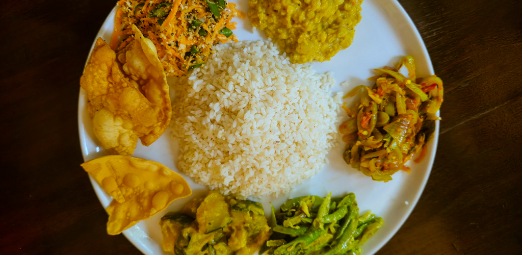 Sri Lanka Home Cooking meal