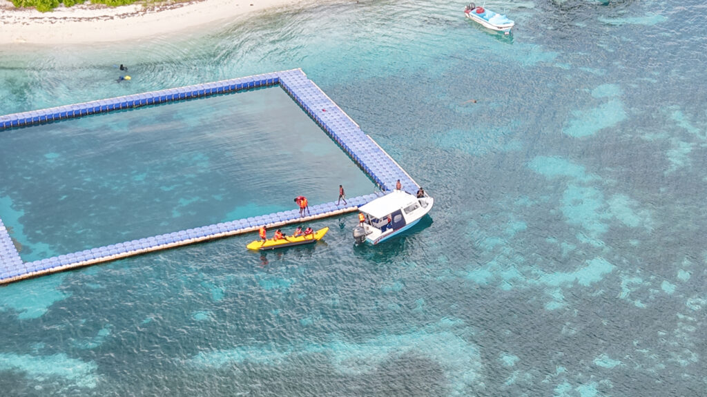 Lagoon excursion in Addu Atoll organized by local travel agency