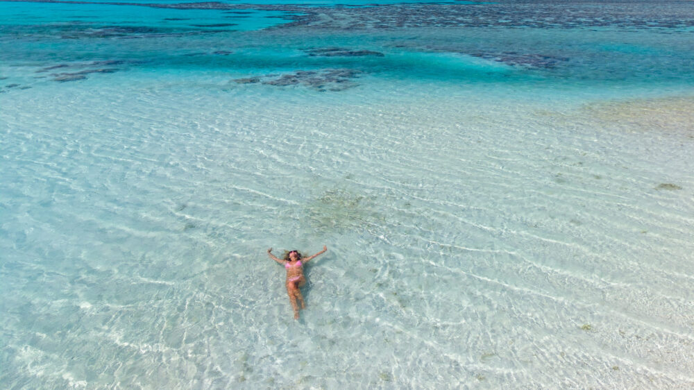 Addu local island lagoon
