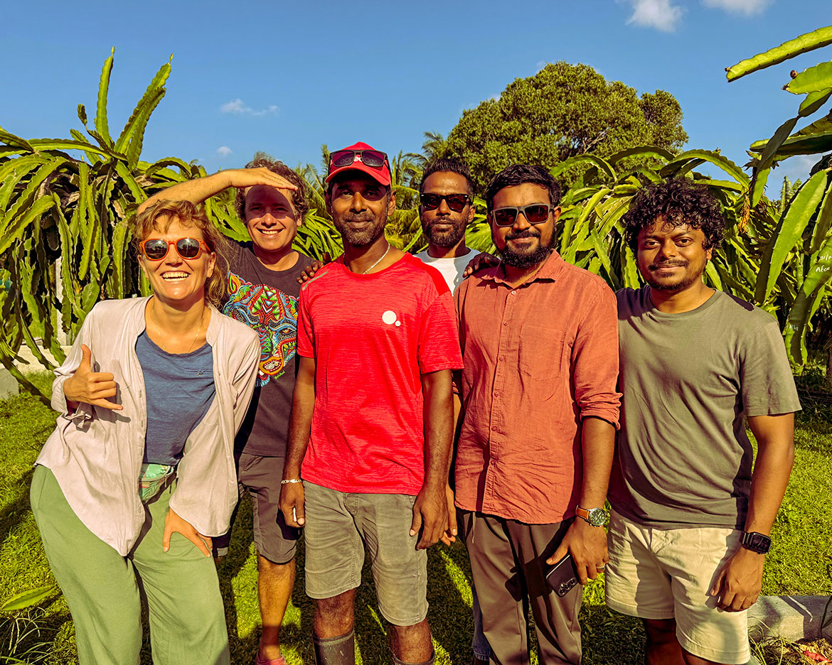 Addu City lagoon and islands