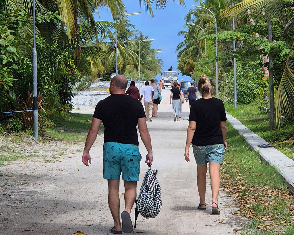 Local island life in Addu